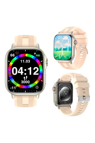 Smartwatch - Compatible con Android y iOS - Dorado