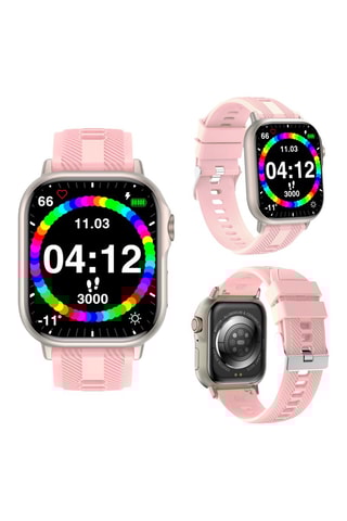 Smartwatch - Compatible con Android y iOS - Rosa