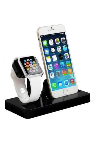 Base de carregamento 2 em 1 - Preto