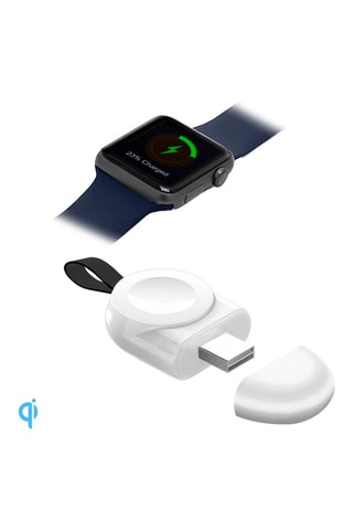Carregador de viagem USB para iWatch - Branco