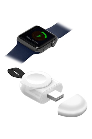 Carregador de viagem USB para iWatch - Branco
