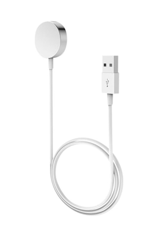 Carregador com cabo USB compatível Apple Watch   Branco