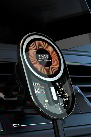 Carregador sem fio para carro Preto