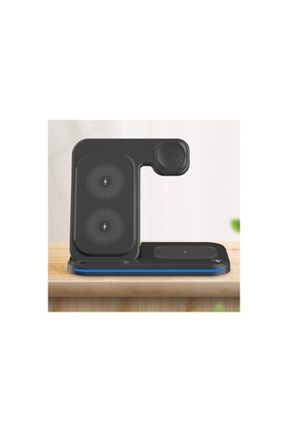 Base de carregamento sem fio dobrável 3 em 1