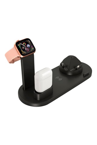 Base de carregamento 4 em 1 Preto