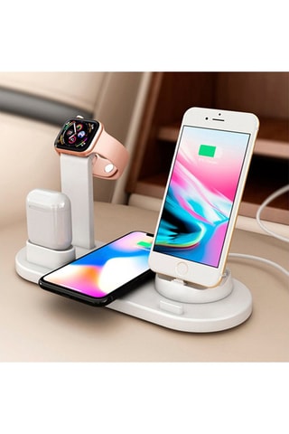 Base de carregamento 4 em 1 Preto