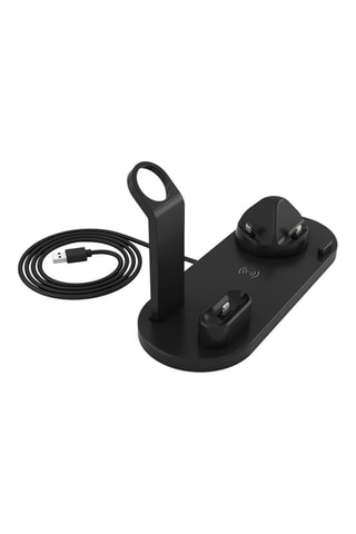 Base de carregamento 4 em 1 Preto