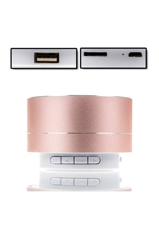 Coluna Bluetooth Dourado rosa