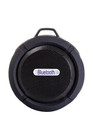 Coluna sem fios impermeável com ventosa Preto