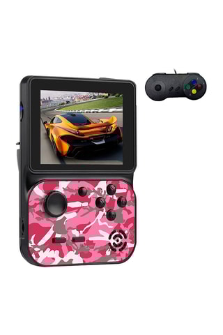 Consola de jogos retro Preto e rosa