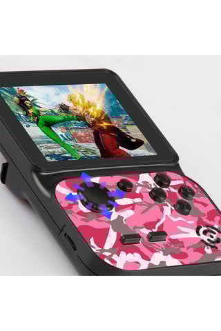 Consola de jogos retro Preto e rosa