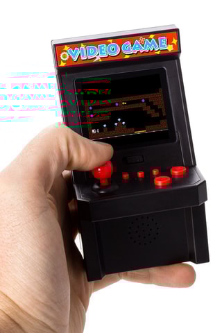 Mini consola arcade portátil Preto