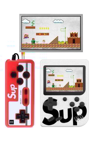 Consola de jogos retro 400 jogos - Branco