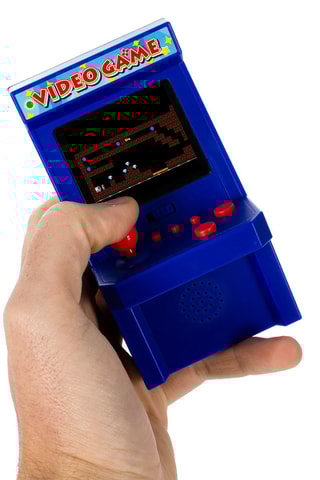 Mini consola arcade portátil Azul
