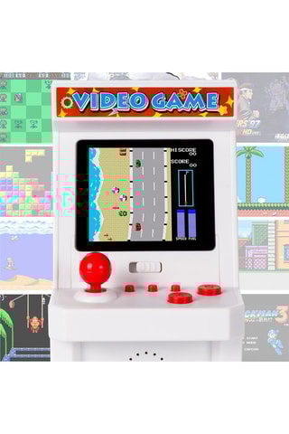 Mini consola arcade portátil Branco