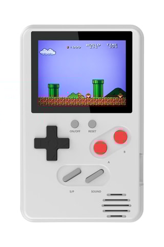 Console portable de jeu vidéo rétro 500 jeux - Gris et rouge