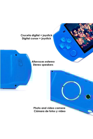 Consola de jogos X6 Azul