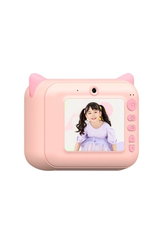Máquina fotográfica digital Gato Rosa