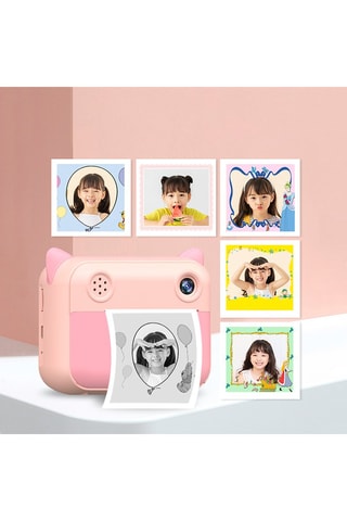 Máquina fotográfica digital Gato Rosa