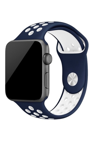 Bracelete de desporto em silicone compatível iWatch 42/44 mm