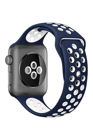 Bracelete de desporto em silicone compatível iWatch 42/44 mm