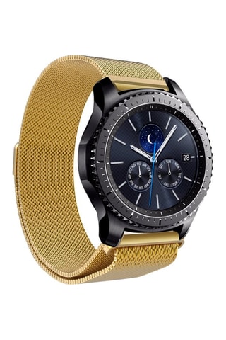 Bracelete universal em metal compatível com relógio 22 mm