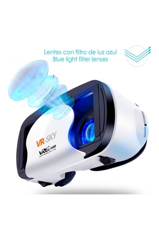 Óculos de realidade virtual Sky Blu-ray - iOS e Android.
