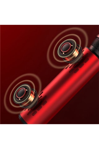 Microfone de karaoke Dourado-rosa