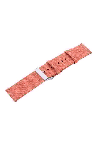 Bracelete compatível smartwatch e relógio de 20 mm - Vermelho-tijolo