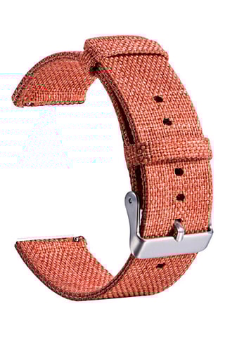 Bracelete compatível smartwatch e relógio de 20 mm - Vermelho-tijolo