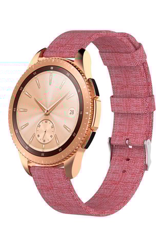 Bracelete compatível smartwatch e relógio de 20 mm - Rosa-velho