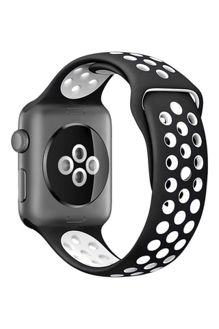 Bracelete compatível Apple Watch 38/40/41 mm - Preto e branco