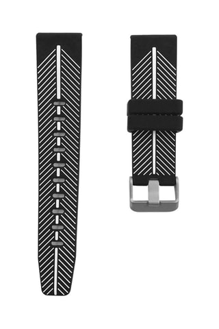 Correa compatible con smartwatch y relojes de 20 mm - Negro