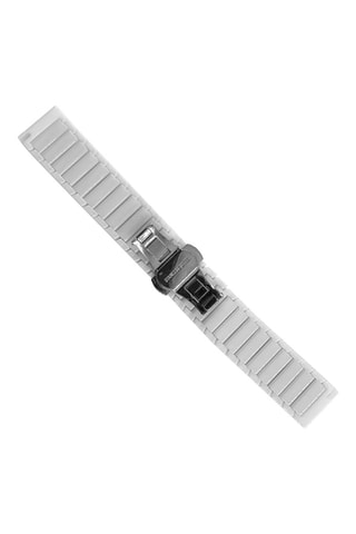 Correa de cerámica compatible con smartwatch y relojes de 20 mm - Blanco