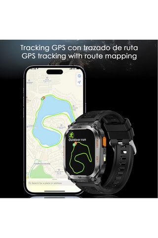 Smartwatch QX18 - Negro