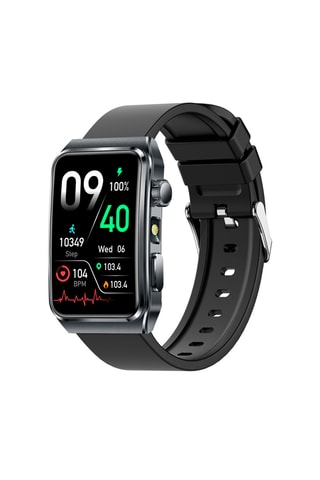 Smartwatch TK73 - Negro y plateado