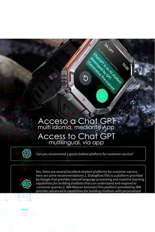 Smartwatch KR92 - Plateado