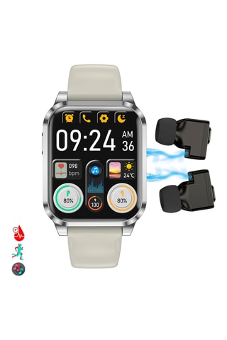 Smartwatch AIMB-Z20 - Gris claro y plateado
