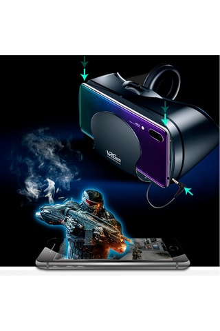 Óculos de realidade virtual - Telemóvel de 5 à 7"