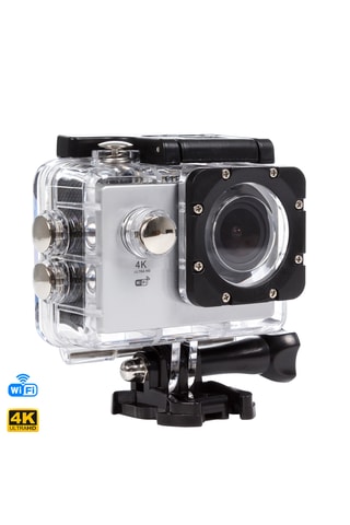 Câmara desportiva com Wifi - Ecrã LCD - Acessórios incluídos