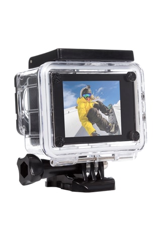 Câmara desportiva com Wifi - Ecrã LCD - Acessórios incluídos