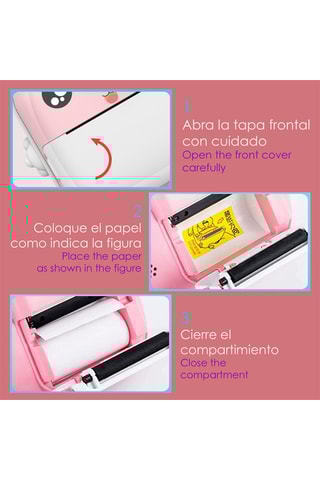 Máquina fotográfica digital instantânea e impressora Bluetooth para crianças Q5 - 24 MP