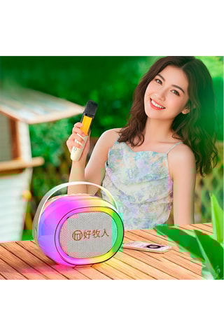 Coluna sem fio para karaoke - 15 W