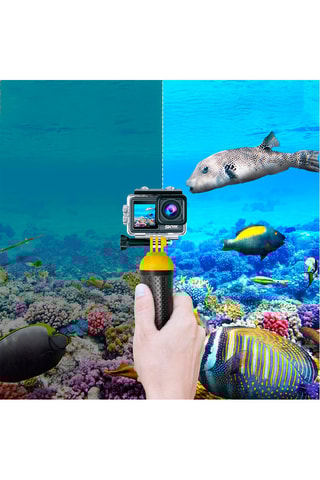 Câmara desportiva - Ecrã duplo LCD - 24 acessórios incluídos