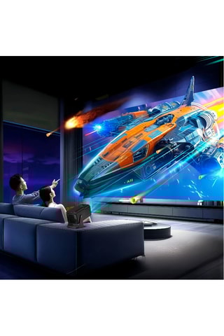 Mini projetor LCD Wi-Fi 6 HY320 - Preto 