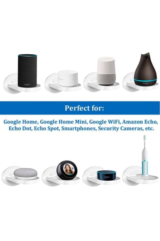 Suporte de parede para colunas inteligentes - 15 × 5 × 12 cm