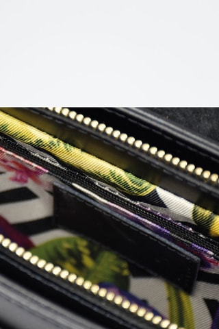 Mala a tiracolo em couro Peuplier Preto - Preto