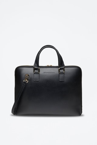 Pasta em couro Louvre Preto - Preto