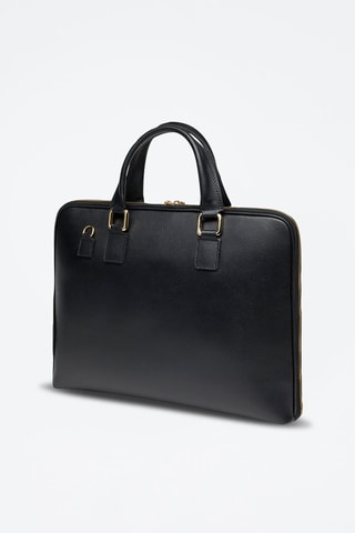 Pasta em couro Louvre Preto - Preto