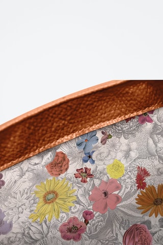 Mochila em couro Montorgueil Conhaque - Castanho